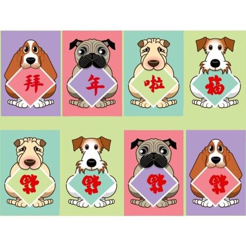 ZhuoAng Cartoon Dog Clear Stamps For DIY Scrapbooking/Card Making/Album Decorative Silicone Stamp Crafts
