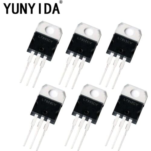 10-20pcs TO-220 L7805CV L7806 L7808 L7809 L7810 L7812CV L7815 L7818 L7824 L7905 L7908 L7909CV L7912CV L7915CV L7918CV L7924CV