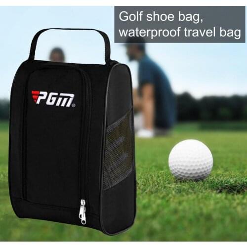 10L Waterproof Multifunctional Golf Shoes Bag for Outdoor Portable Zipper Bag Breathable Water Resistant Carrier Shoe Accessory