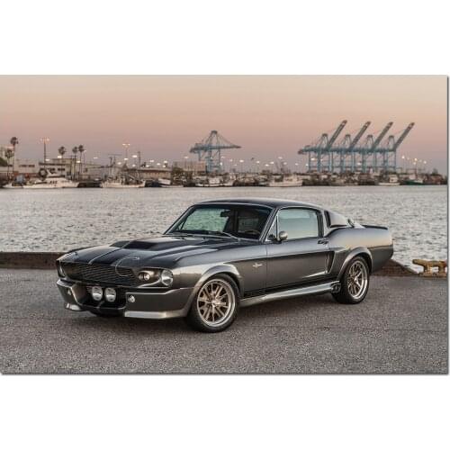 2000 Ford Mustang GT500 Eleanor Car Modular Picture Canvas Prints Painting Wall Art Poster Home For Living Room Decoration Frame