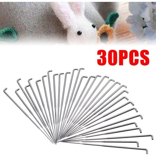 30Pcs Iron Felting Needles Holder Wool Felt Set Craft Kit For Wool Non Woven Fabric Cloth DIY Craft Tools 3 Sizes S/M/L