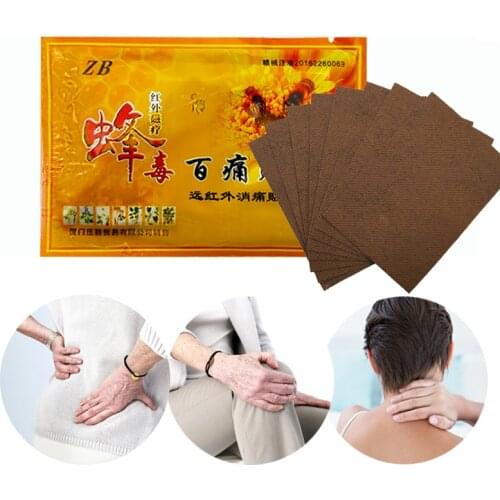 40pcs Bee Venom Balm Joint Pain Patch Neck Back Body Relaxation Pain Killer Body Relax Pain Relieving Plaster