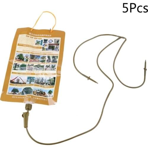 5pcs 1.5L Tree Infusion Bags for Plant Flower Transplant Duct Tube Home Garden Irrigation System