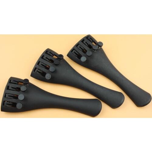 6pcs new high quality 4/4 size carbon fiber violin tailpiece violin accessories