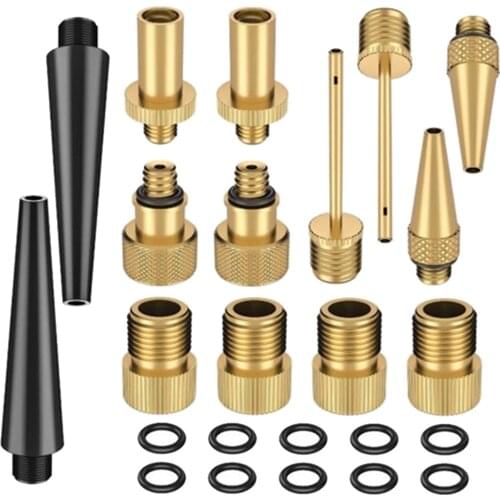 Bike Pump Valve Adapter DV AV SV Woods Converter Pumping Needle Inflator