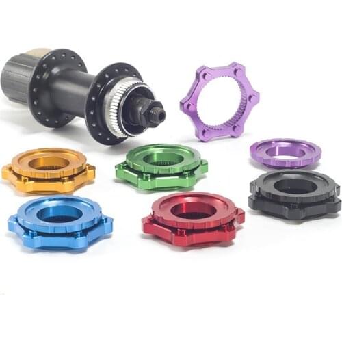 Bike Center Hub Disc Brake Adapters MTB Bicycle Centerlock To 6 Bolt Rotor Conversion For-shimano Dt Six-nail Discs Cycling Part