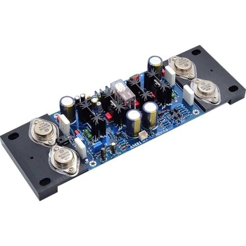 AIYIMA 200×2 Mono Channel Class A/B High Power Audio Bord MJ15024 Gold Sealed Tube Rear Stage Amplifier Board High Power DIY