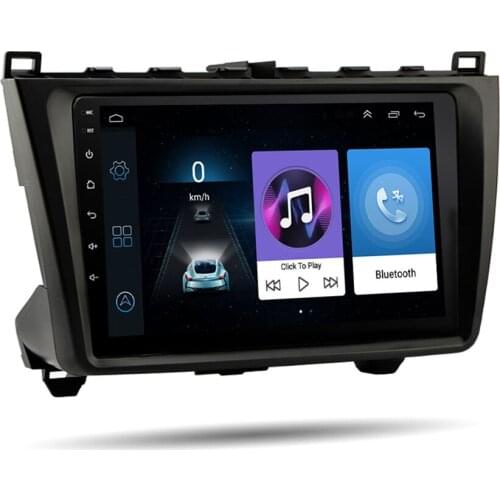 9'' Car Stereo Radio Android 9.1 RAM 1GB ROM 16GB GPS WIFI Mirror Link OBD For Mazda 6 Rui wing 2008-2012 With Canbus
