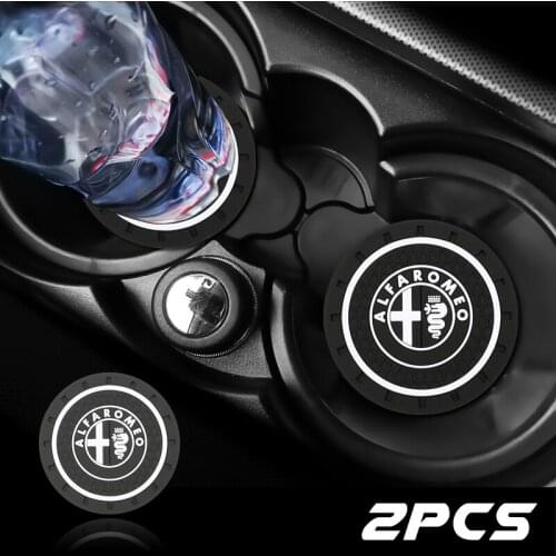 Car Ornament Pvc non-slip coaster Mat Sticky Pad Automobiles Interior coaster Non Slip Mat For alfa romeo 159 147 156 giulietta