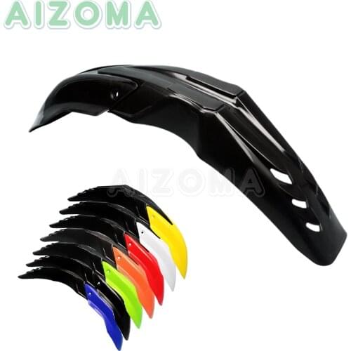 Black Universal Enduro Motorcycles Dirt Bike Motocross Front Fender Cover Mudguards For Kawasaki Suzuki Yamaha Honda Supermoto