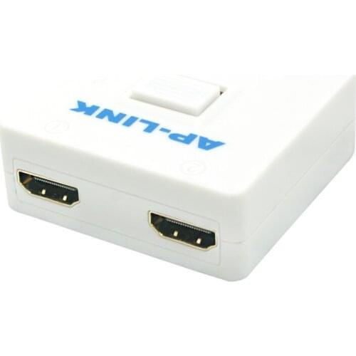 HDMI 1.4 Switcher 2 in 1 out bi-direction switching by button switch 1080P HD 3D Video Converter