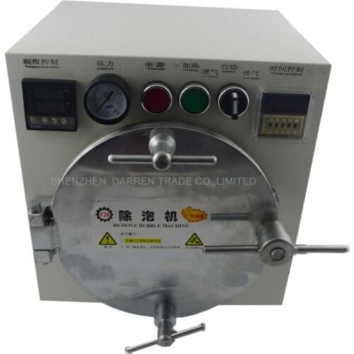 Mini Autoclave Bubble Remover OCA Adhesive Sticker LCD Air Bubble Remove Machine For Glass Refurbishment Cell Phone