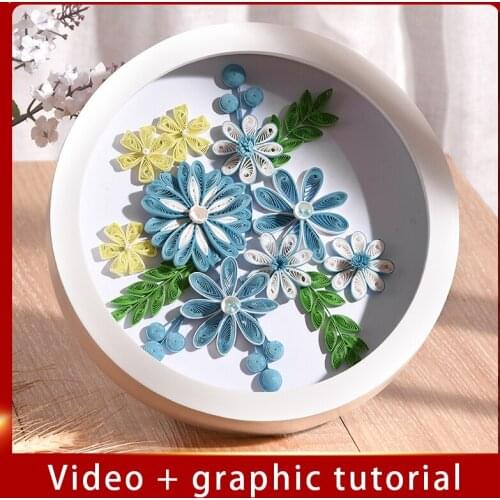DIY Paper Quilling kit Origami Art Supplies Tools Handmade Craft Paper gift paper flower Home Decorative Painting Material set