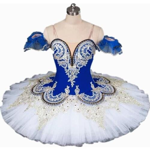 2021 Newest Tutú de Ballet profesional para niñas, disfraz de cisne, lago, tortitas, bailarina, puesta en escena, ropa de Ballet