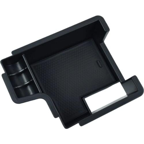 YAQUICKA Car Central Console Armrest Box Storage Container Holder Organizer For Skoda Octavia 2015-2019 LHD Auto Accessories New