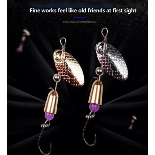 Fishing Wobbler Metal Baits Spinner Bait Fishing Spoon Lure 3.5g/5.5g Bass Hard Baits with Treble Hook Tackle Artificial Bait