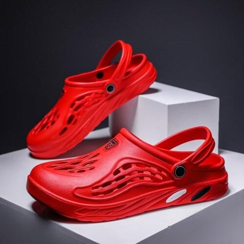 Summer Fashion Men Sandals Breathable Casual mense Garden Shoes Outdoor Non-Slip Beach Slipper Light Trend Light Walking Shoes