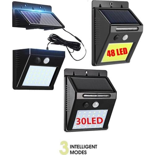 LED Solar Light outdoor lighting of garden security lamp spotlights waterproof Street wall Light solar panels with Motion Sensor