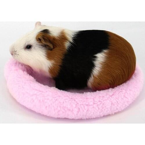 Guinea Pig Hamster House Cute Animal Rabbit Squirrel Hamster Bed Washable Winter Warm Soft Guinea Pig Accessories