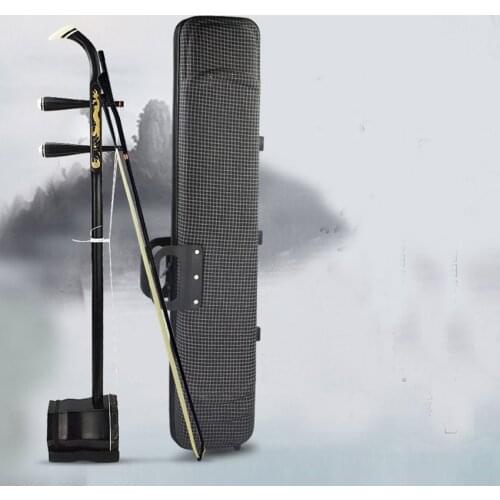 Traditional Erhu Handmade Chinese Folk Musical Instruments Ebony Chinse Violin String Instruments