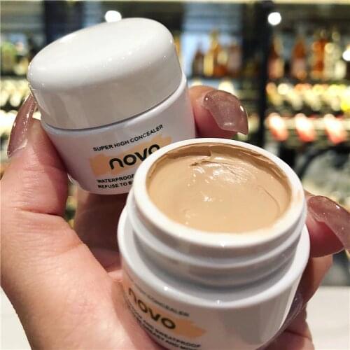 Concealer Face Foundation Cream Ultra-long-lasting Deep Complexion Acne Marks Cover Spots Acne Cement Moisturizing Waterproof
