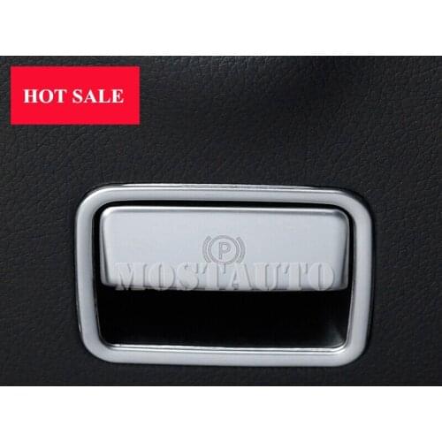 For Benz GL X166 GLS X166 Inner Electronic Handbrake Frame Cover 2013-2018 2pcs Car Accessories Interior Car Decor Car Trim