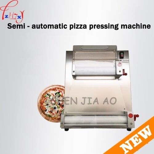 1pc 220V 370W DR-1V Commercial Stainless Steel Pizza Bottom Press Machine 3-15 inch Pizza Dough Machine Easy to operate