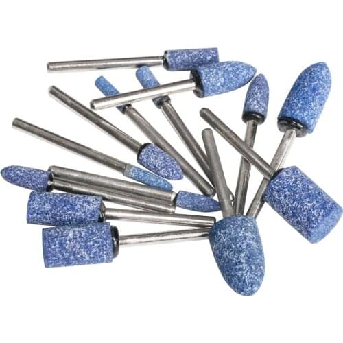10pcs Polishing Head Wheel Abrasive Mounted Stone For Dremel Rotary Power Tools Electric Grinding Stone Wheel Dremel Access