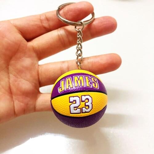 2021 new cute hot sale basketball keychain pendant gift souvenir role playing