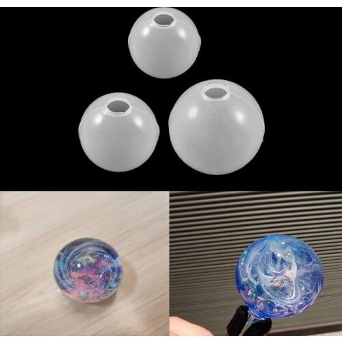 3pcs/set 20 25 30mm Crystal Ball Silicone Mold For Transparent Epoxy Resin UV Resin For DIY Jewelry Making Tools Accessories