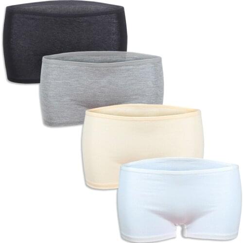 4 Pcs/Lot Adolescent Soft Underpants Cotton Panties Young Pants Training Kids Panty Teen Girls Underwear Teen for 8-16 Years Old