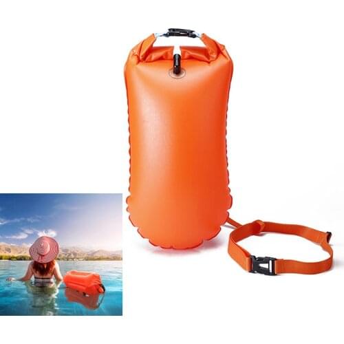 8.5L Swimming Airbag Storage Bags Dry Sack Waterproof Bag For Swimmer PVC Lifesaving Float Safety Equipment