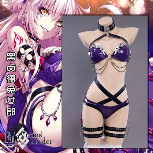 Anime Fate FGO Exclusive Authorization X Sakiyamamae Janne d'Arc Bunny Girl Dress Cosplay Costume Halloween Women FreeShipping