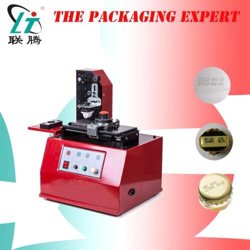 Automatic Pad Printer Electric Date Code Printing Machine Plastic Bottle Cap Print Logo Metal Glass Coding Machine Free Shipping