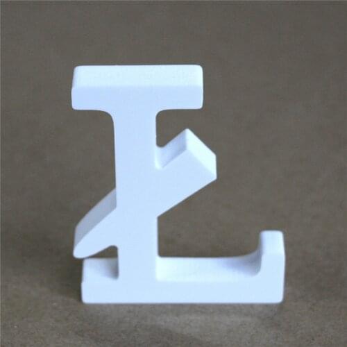 Customized Star 25cm Standing Wood Wooden Letter White Alphabet Wedding Birthday Party Home Decorations Personalised Name Design