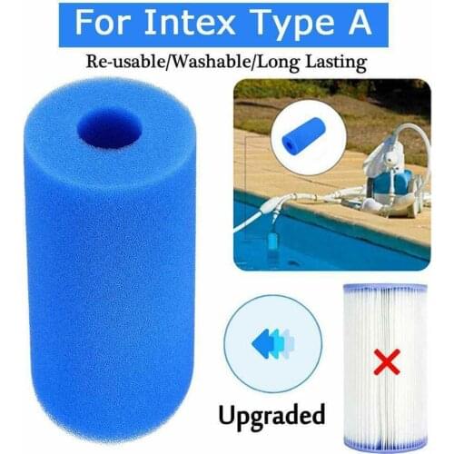 Reusable Cylindrical Swimming Pool Filters Foam Sponge Cleanser Sponge Tube Replacement Outdoor Hot Tubs & Accessories