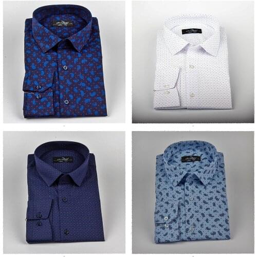 2020 High-end Men Shirt Long Sleeve Cotton Shirt Men Fashion Casual Free Shipping Dress Slim Fit Style Soft Comfortable