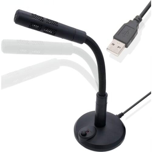 With Switch Desktop USB Microphone Computer Network QQ Voice YY Recording Microphone Driver-free Mini Microphone for Computer