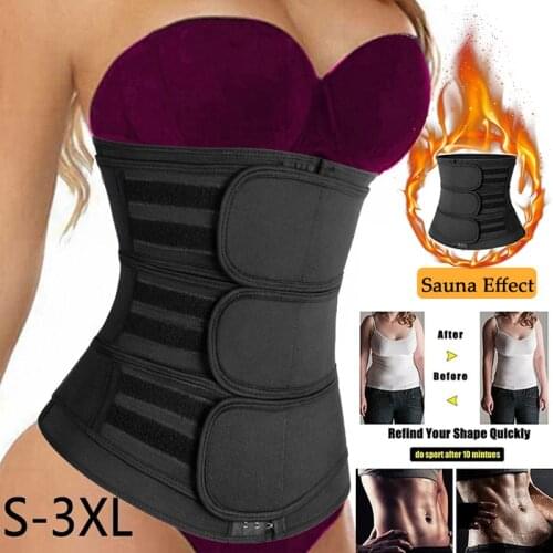 Neoprene Sweat Waist Trainer Corset Trimmer Belt for Women Weight Loss Waist Cincher Shaper Slimming Belt Faja Shapewear