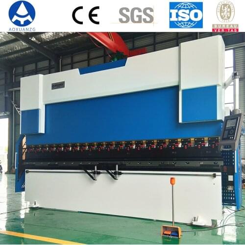 China Hydraulic CNC Press Brake 100T/3200mm With Delem DA52S Controller On Sale