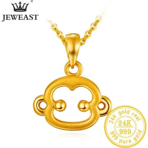 24K Pure Gold pendant Real 999 Solid Gold charm Upscale Beautiful Butterfly Romantic Trendy Classic Jewelry Hot Sell New 2020