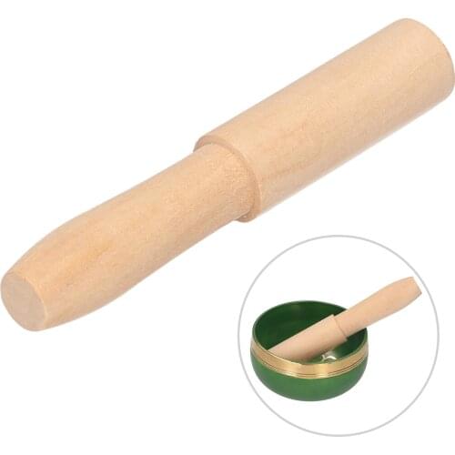 Tibetan Singing Bowl Mallet Buddha Sound Bowl Wood Mallet Meditation Sound Bowl Mallet Wooden Stick for Healing Mindfulness