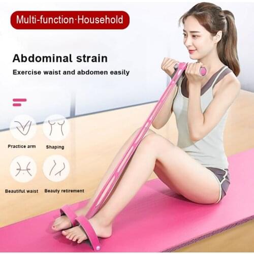 Workout sit-ups reduce weight and slim tummy yoga equipment roll up the tummy use elastic rope resistance band