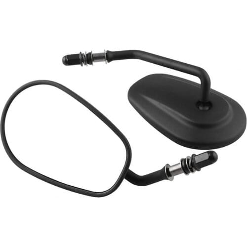 1 Pair Rearview Mirrors Durable Easy Installation Aluminum Alloy Motorcycle Rear Side Mirrors for Davidson XL 883 1200