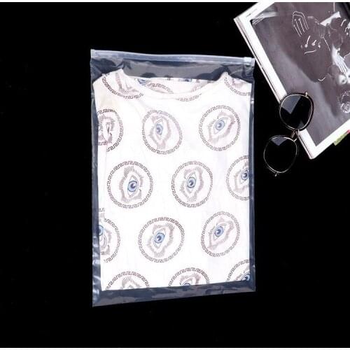 20pcs 18x25cm 20x30cm PE Transparent storage bag reusable zip lock plastic bag underwear clothingbag gift jewelry packaging bags