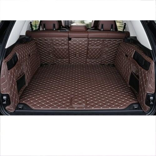 2017 Leather Car Trunk Mat Cargo Liner for Bmw X5 2019 2020 2021 G05 Rug Carpet Interior Accessories Sticker