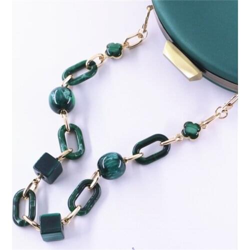 2020 design acrylic resin aluminum mix fashion women bag