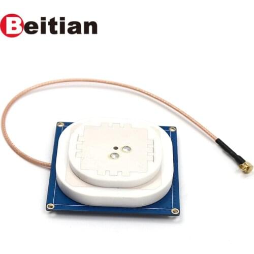 BEITIAN GNSS GPS antenna for ZED-F9P module RTK Drone Base UAV UGV GPS GLO GAL BDS GNSS L1,L2 MMCX-JW connector BMW-5620C