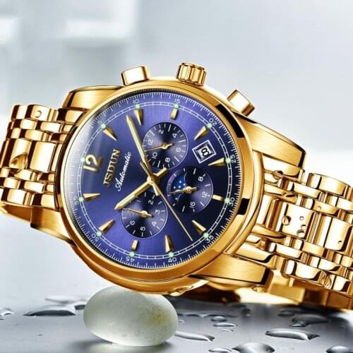Automatic Mechanical Watch Luminous Waterproof Mens Watch High Quality Business Sport Fashion Casusl Mechanical Watch 8750