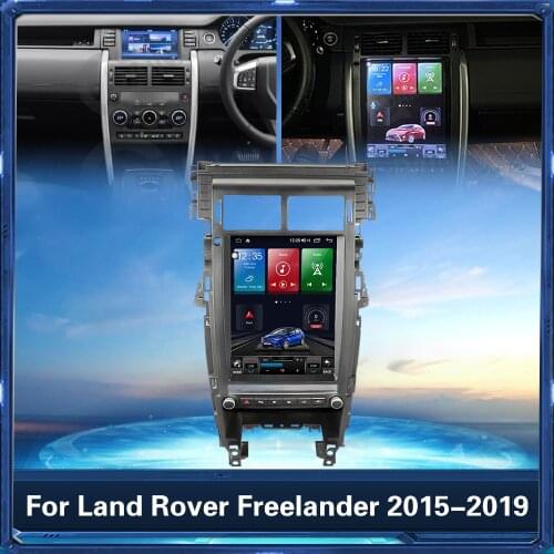 Car GPS Navigation Video Multimedia Player For Land Rover Freelander 2015-2019 Android Auto Radio Car Audio Tape Recorder 2 Din
